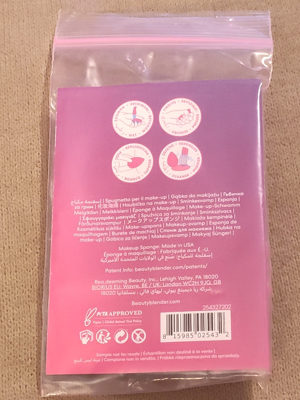 NWT! Beautyblender Makeup Deluxe Sponge Mini - Allure - Picture 6 of 7